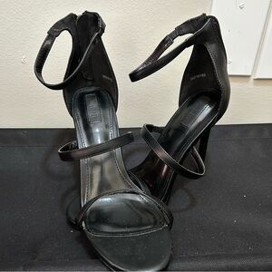 Black Strappy Heel from Forever 21